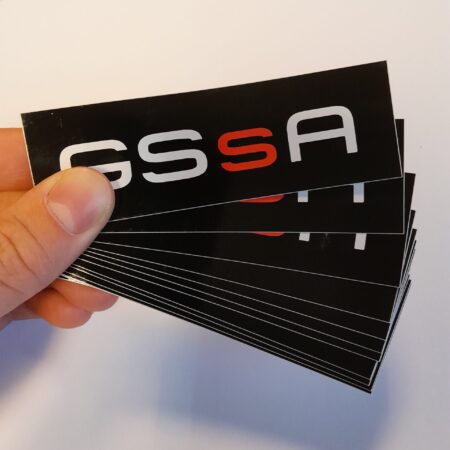 10 x sticker "GSsA"
